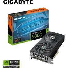 Pazarcan Gigabyte GV-N5060EAGLE Oc-8gd, RTX5060, Eagle Oc, 8gb, Gddr7, 128BIT, 2 Fanlı, 1xhdmi, 3xdp,