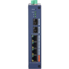 Pazarcan Dahua CHS4206-4GT-60, 4 Port, Gigabit, Poe 60W, 2 Port Sfp, Cloud Yönetilebilir, Switch