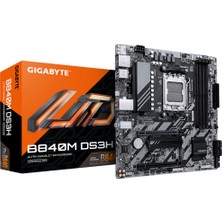 Pazarcan Gigabyte B840M DS3H, 4xddr5, 2xm.2, 2xdp, Hdmi, Type-C, Am5 Soket Anakart