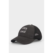 DeFacto Erkek Etiket Baskılı Jean Cap Şapka B7556AX26SM