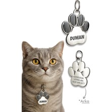 Feyza Design Şık ve Dayanıklı Metal Kedi ve Köpek Isimlikleri Seti