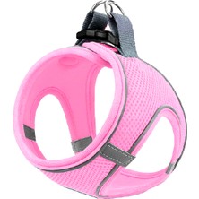 Feyza Design Nefes Alan Air Mesh Köpek ve Kedi Göğüs Tasması, Çift Reflektörlü