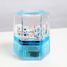 PremiumPort Renkli Işıklı Müzikli Sulu Küre, Rüya Gibi Dekorasyon Parçası