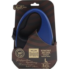Feyza Design Yumuşak Otomatik Köpek Uzatma Tasması, Large, Royal Mavi, 50 Kg, 5 mt