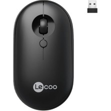 Pazarcan Lecoo WS212 Kablosuz Optic 1600DPI Siyah Mouse