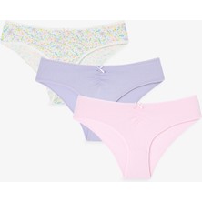 Penti Festival Bloom V Kesim Çiçekli 3'lü Slip Külot