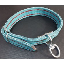 Feyza Design Turkuaz Renkli Güçlü Kangal Köpek Boyun Tasması 70-84CM