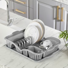 Yazıcı Çok Amaçlı Bulaşıklık Kurutmalık & Tabaklık – Bulaşık Durulama Sepeti, Tezgah Üstü Düzenleyici