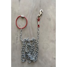 Feyza Design 2 Metre Güvenli Köpek Bağlama Zinciri, Dayanıklı ve Kullanışlı Tasarım