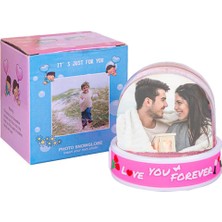 PremiumPort LED Işıklı Müzikli Kar Küresi ve Fotoğraf Çerçevesi