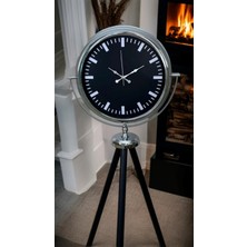 Hobibahçem Krom Prime Modern Tripod Ayaklı Saat