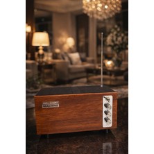 Helsinki Machine Retro Ahşap Bluetooth Radyo | Fm/am, Usb, Tf Kart, Şarjlı Vintage Radyo