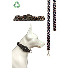 Feyza Design Çevre Dostu Köpek Boyun ve Gezdirme Kayışı Seti