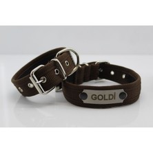 Feyza Design Yumuşak Dokulu Siyah Kişiye Özel Köpek Boyun Tasması