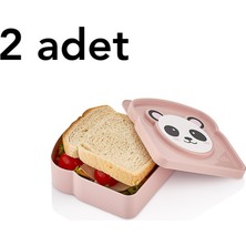Mons Panda Beslenme Kutusu 2 Adet Sandviç Tost Kabı Okul Ofis Piknik Kamp L-00406 Bpa Içermez