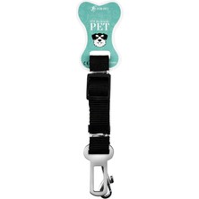 Feyza Design Yüksek Güvenlikli Köpek Emniyet Kemeri 60 cm Siyah