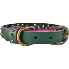 Feyza Design Orta Boy Deri Köpek Tasma, 45CM, Şık ve Dayanıklı Tasarım