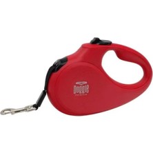 Feyza Design Çift Renkli Otomatik Uzatma Tasması, 15 Kg, 5 Metre, Küçük Irk Köpekler Için