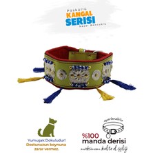 Feyza Design Püsküllü Deri Köpek Boyun Tasması, Dayanaklı ve Şık Tasarım