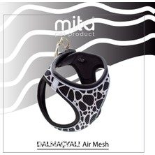 Feyza Design Dalış Mesh Kedi Köpek Göğüs Tasması, Çift Reflektörlü, Rahat ve Hafif