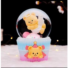 PremiumPort Işıklı Müzikli Püskürtmeli Büyük Boy Kar Küresi, Özel Tasarım Hediye