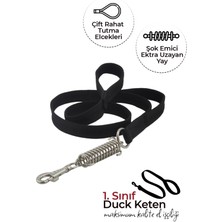 Feyza Design Konforlu Çift Elcekli Köpek Gezdirme Tasması ve Gezdirme Ipi Seti