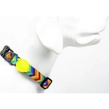 Feyza Design Orta-Büyük Köpekler Için Renkli ve Şık Boyun Tasması, 40-65 cm Ölçümler