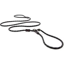 Feyza Design Yumuşak ve Dayanıklı 170CM Köpek Gezdirme Tasması, Siyah Renk