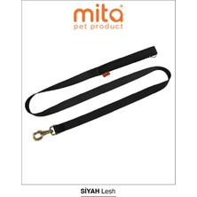 Feyza Design Sağlam Köpek Gezdirme Kayışı, Uzun 120CM, Siyah Renk, Konforlu ve Dayanıklı