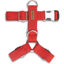 Feyza Design Kırmızı Köpek Göğüs Tasması, Güvenli ve Konforlu Tasarım
