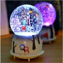 PremiumPort Şık ve Zarif Kar Küresi, Büyüleyici Kar Manzarası ile Dekorunuza Renk Katın