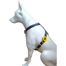 Feyza Design Sürdürülebilir Yumuşak H Tipi Köpek Göğüs Tasması, Konfor ve Güvenliğe Uygun