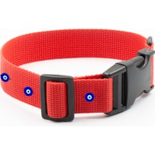 Feyza Design Ayarlanabilir Köpek Boyun Tasması, Nazar Boncuklu, Şık ve Rahat Kullanım