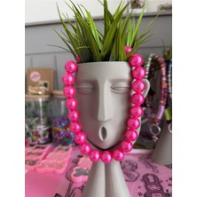 Feyza Design Sevimli Renkli El Yapımı Kedi Köpek Tasma ve Kolye Seti