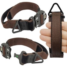 Feyza Design El Yapımı Taktik Büyük Irk Köpek Tasma, Kulp Destekli, Güçlü ve Dayanıklı