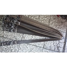 Feyza Design Geniş ve Şık Deri Köpek Tasması, Konforlu Kullanım ve Şıklık Sağlar