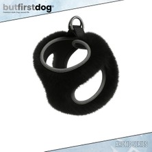 Feyza Design Yumuşak Peluş Köpek Göğüs Tasması, Reflektörlü ve Güvenlikli 3’lü Sistem