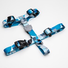 Feyza Design Hafif ve Rahat H Tipi Köpek Göğüs Tasması, Small, Mavi Renk