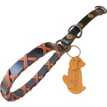 Feyza Design Ayarlanabilir Orta ve Büyük Irk Köpek Boyun Tasması, 1,5 cm Deri