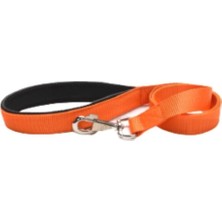 Feyza Design Turuncu Kedi Köpek Gezdirme Uzatma Tasması 2,5cm x 120CM