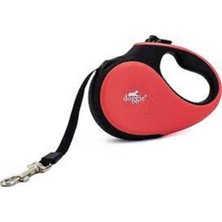 Feyza Design Doggıe Otomatik Uzatma Tası Master Serisi Kırmızı 50KG/5MT