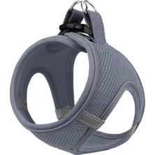 Feyza Design Nefes Alabilir Çift Reflektörlü Kedi Köpek Göğüs Tasması