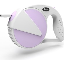 Feyza Design Yumuşak ve Dayanıklı 5 Metre Otomatik Makara Köpek Gezdirme Tasması