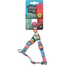 Feyza Design Şık ve Rahat Urban Style Jazz Stripes Göğüs Tasması Xs, Özgün Tasarım