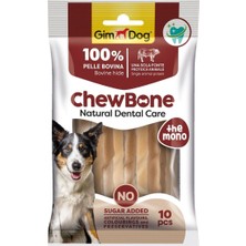 Feyza Design Sağlıklı ve Doğal Köpek Çiğneme Kemiği, 10 Adet, 5'', 9-10 Mm, 80 gr