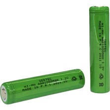 Skygo 1.2V 1000 Mah - AAA - Ni-MH Şarjlı Pil - Başsız / Flat Head