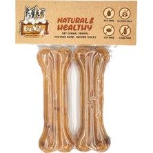 Feyza Design Doğal Köpek Kemiği 2’li Set, 10CM, 35G, Küçük ve Orta Irklar Için