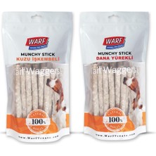 Feyza Design Lezzetli 40'lı Kuzu Işkembeli Yürekli Munchy Çubuk 400 gr