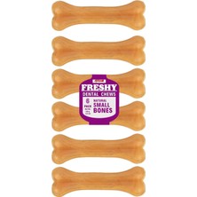 Feyza Design Sağlıklı Dişler Için Doğal Köpek Çiğneme Kemiği 6'lı Paket, 7,5 cm