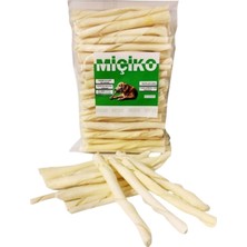 Feyza Design Sütlü Burgu Çubuk Çiğneme Kemiği 11-12CM 100'LÜ Paket